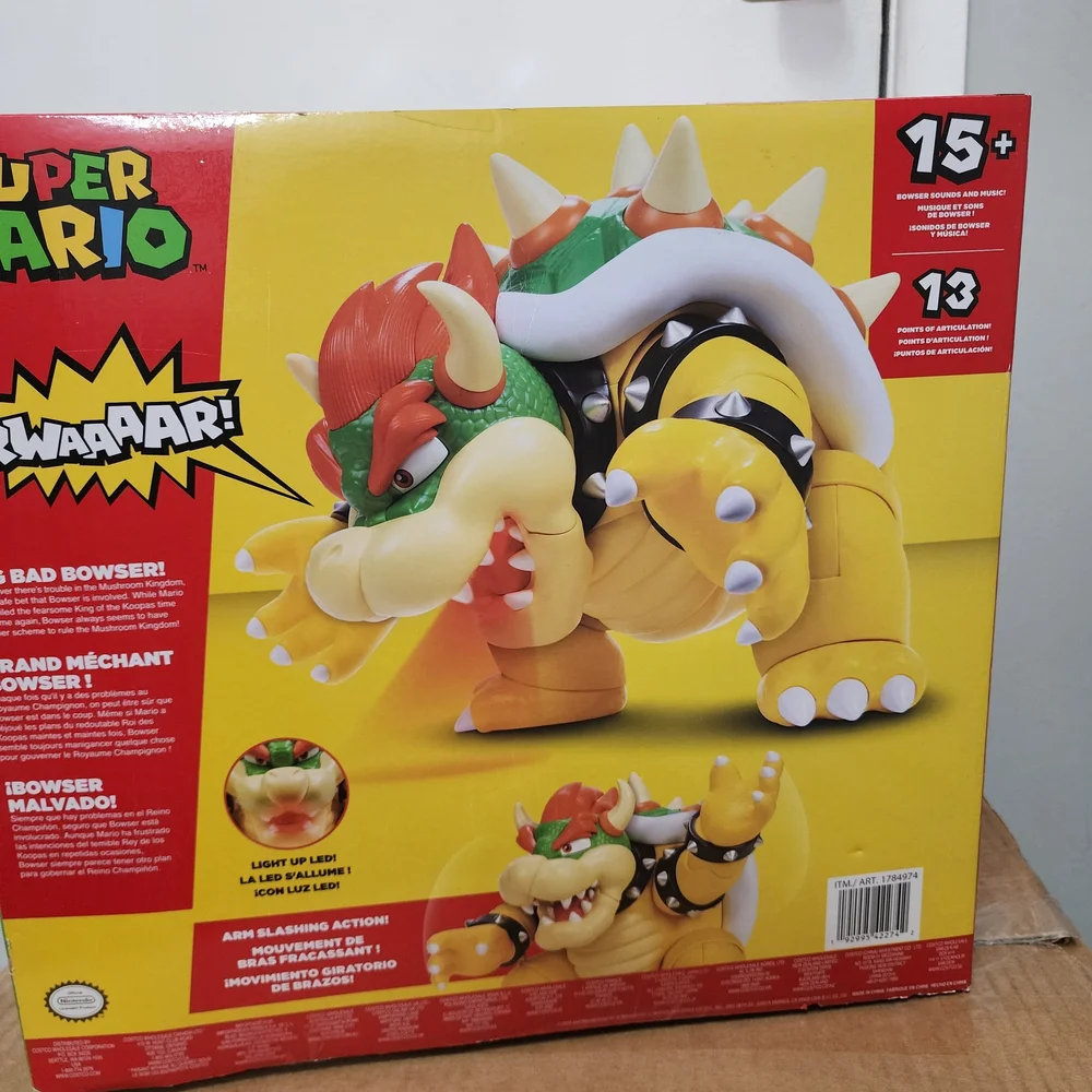 Super Mario Big Bad Bowser Action Figure NEW - Picture 8 of 16